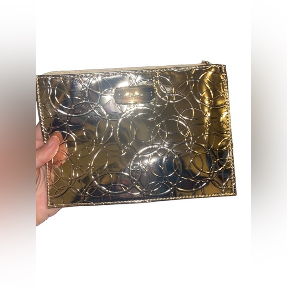 MAC Cosmetics Handbags - Mac Cosmetics Flat Gold bag